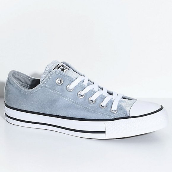 grey and blue converse